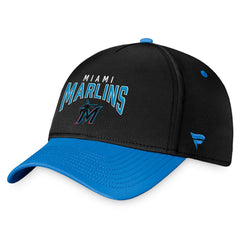 Miami Marlins Fanatics Stacked Logo Flex Hat Online