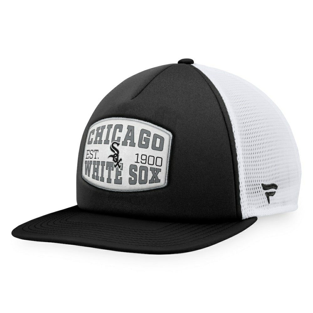 Chicago White Sox Fanatics Foam Front Patch Trucker Snapback Hat On Sale
