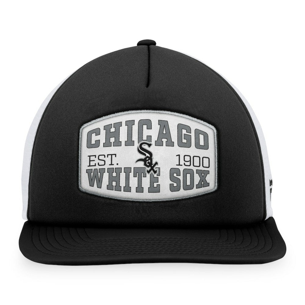 Chicago White Sox Fanatics Foam Front Patch Trucker Snapback Hat On Sale