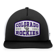 Colorado Rockies Fanatics Foam Front Patch Trucker Snapback Hat discount