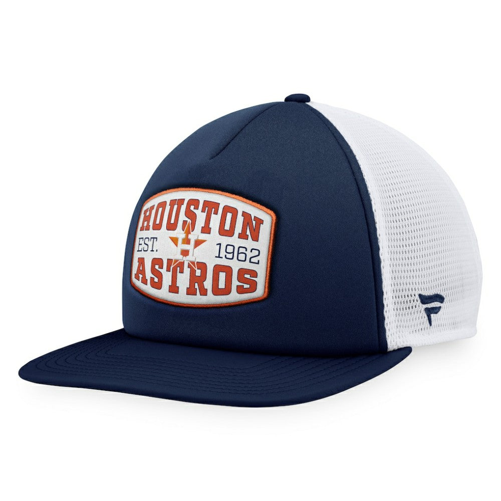 Houston Astros Fanatics Foam Front Patch Trucker Snapback Hat Sale