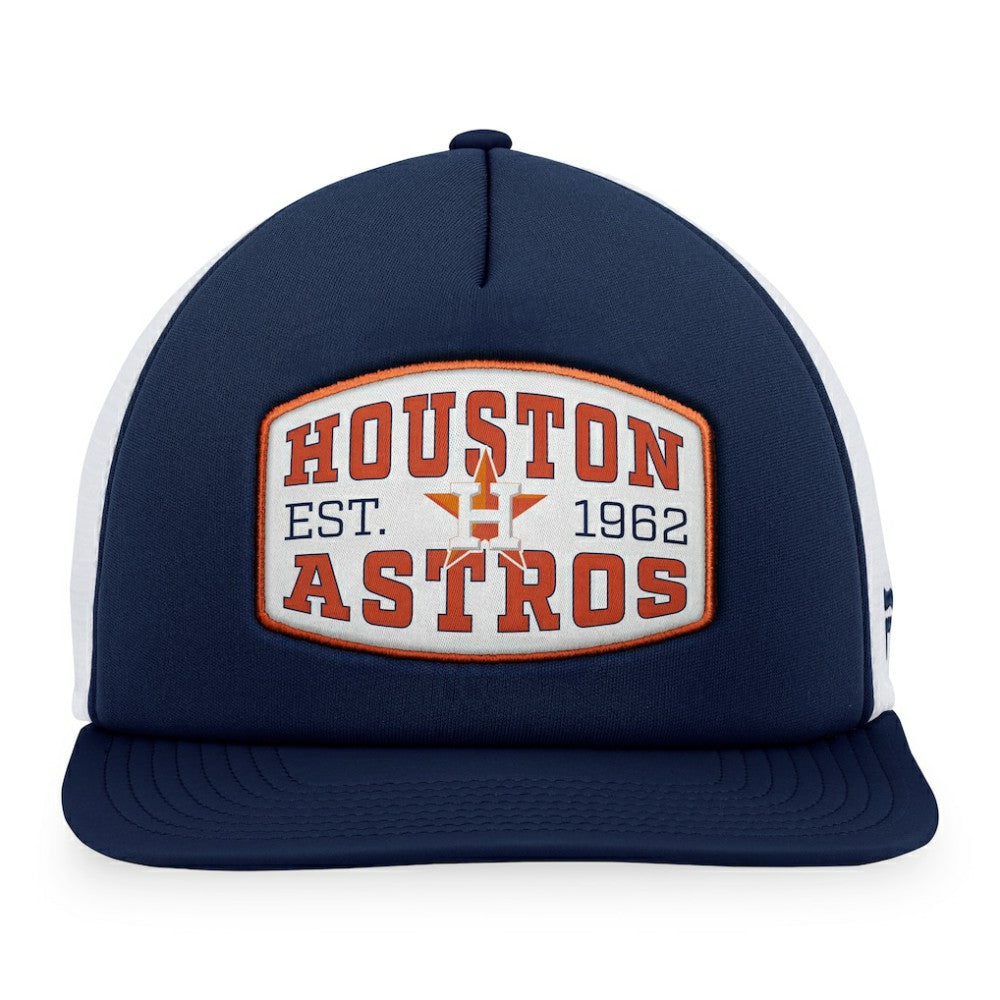 Houston Astros Fanatics Foam Front Patch Trucker Snapback Hat Sale