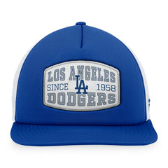 Los Angeles Dodgers Fanatics Foam Front Patch Trucker Snapback Hat Clearance