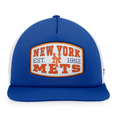 New York Mets Fanatics Foam Front Patch Trucker Snapback Hat Lifestyle