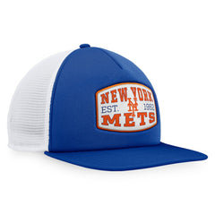 New York Mets Fanatics Foam Front Patch Trucker Snapback Hat Lifestyle