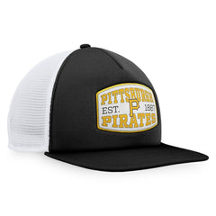 Pittsburgh Pirates Fanatics Foam Front Patch Trucker Snapback Hat Sale