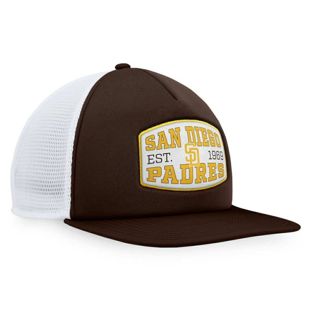 San Diego Padres Fanatics Foam Front Patch Trucker Snapback Hat Near Me