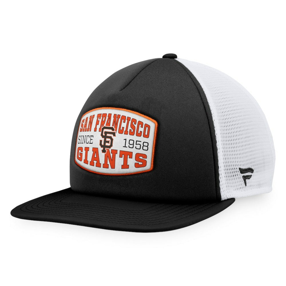San Francisco Giants Fanatics Foam Front Patch Trucker Snapback Hat Sale