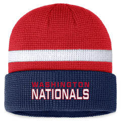 Washington Nationals Fanatics Waffle Cuffed Knit Hat Near Me