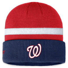 Washington Nationals Fanatics Waffle Cuffed Knit Hat Near Me