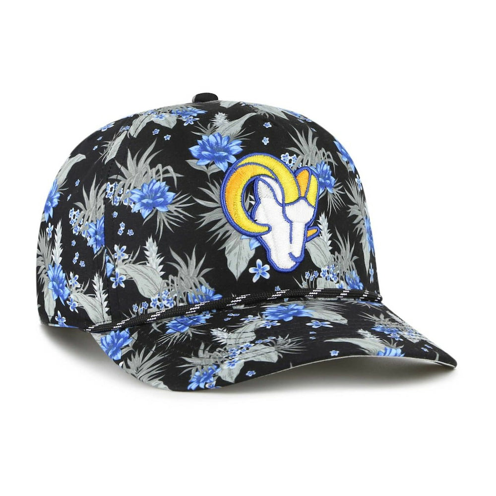 Los Angeles Rams '47 Dark Tropic Hitch Adjustable Hat Black - 47 brand