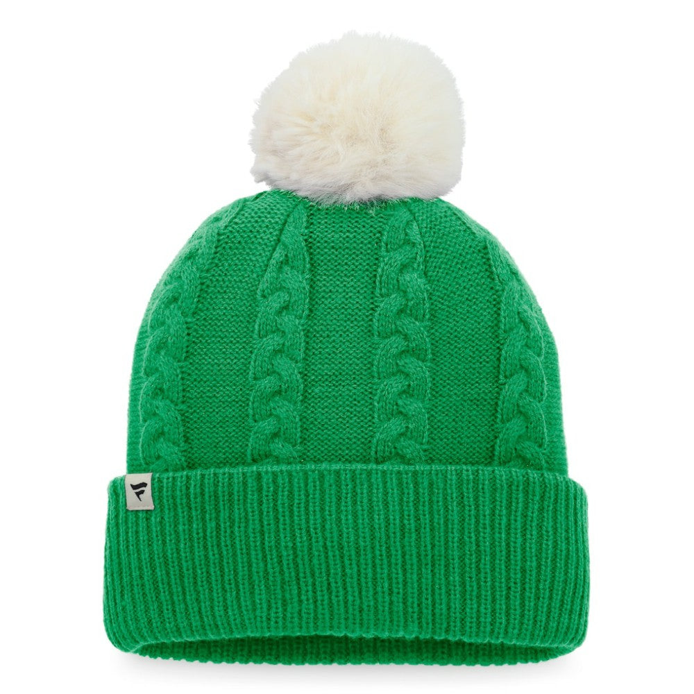 Athletics Fanatics Women's Cable Cuffed Knit Hat with Pom Clearance
