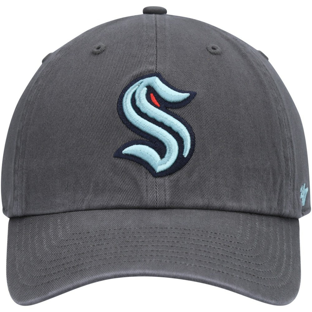 Seattle Kraken '47 Clean Up Adjustable Hat Charcoal
