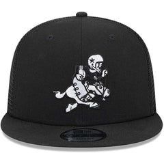 Dallas Cowboys New Era Retro Joe Main Trucker 9FIFTY Snapback Hat Black - NFL