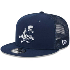 Dallas Cowboys New Era Retro Joe Main Trucker 9FIFTY Snapback Hat Navy - NFL