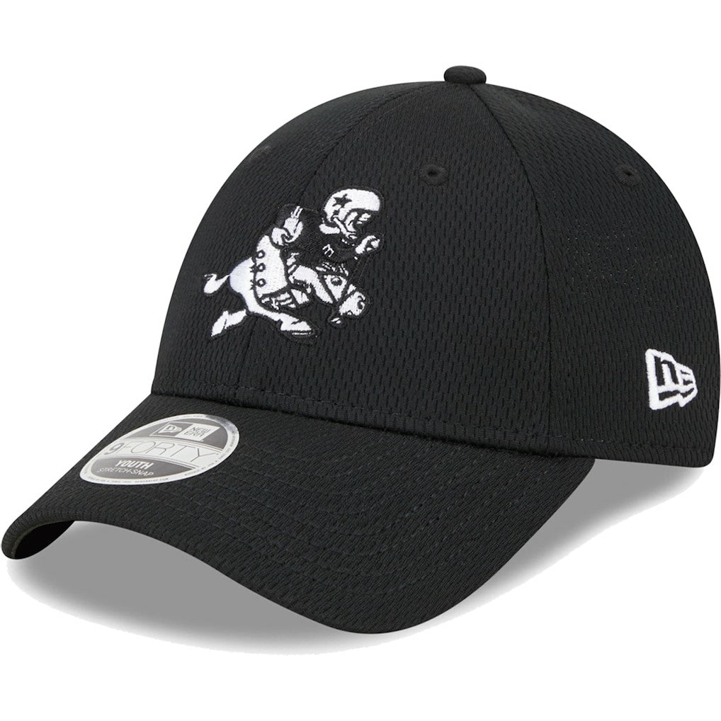 Dallas Cowboys New Era Youth Retro Joe Main B-Dub 9FORTY Adjustable Hat Black - NFL