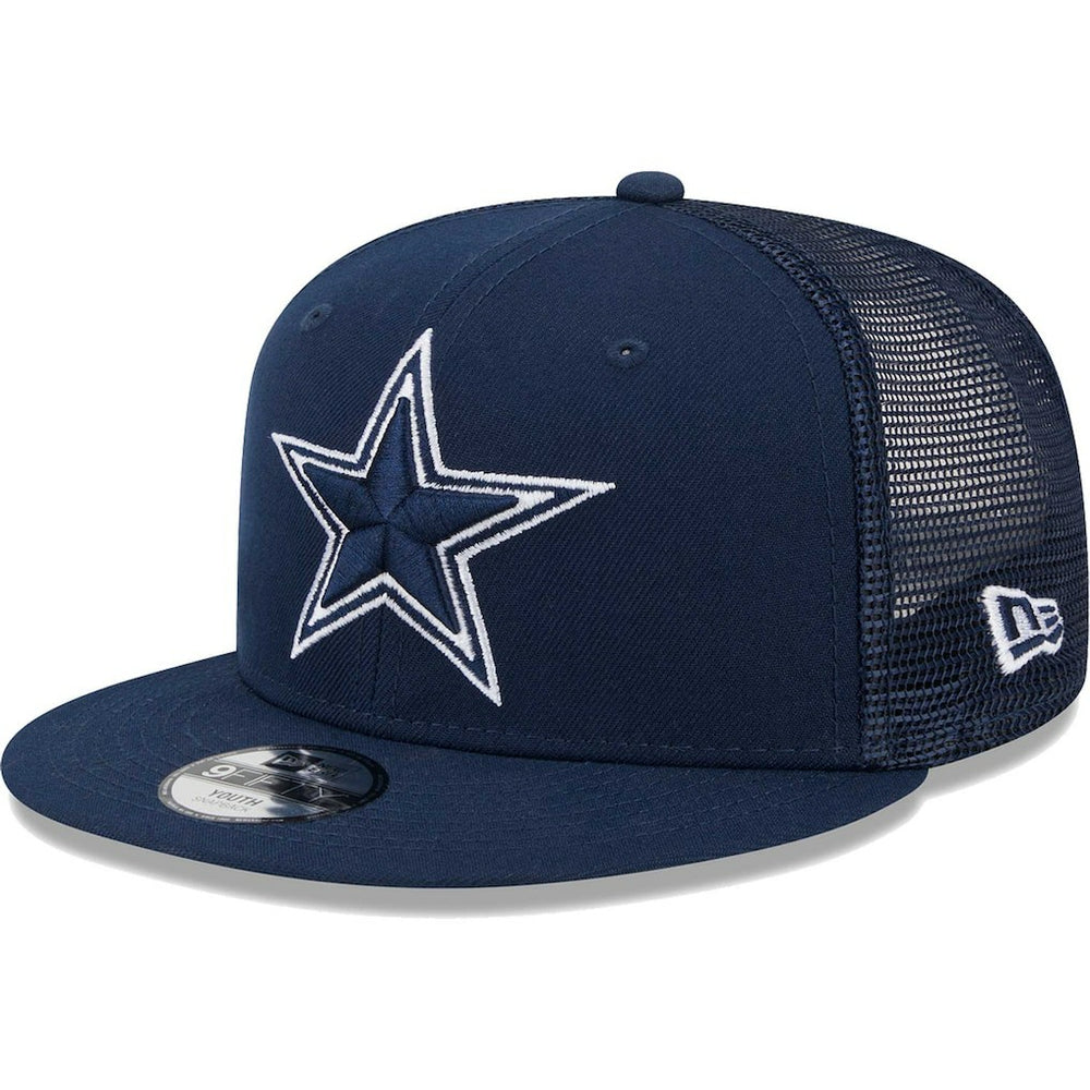Dallas Cowboys New Era Youth Main Trucker 9FIFTY Snapback Hat Navy - NFL