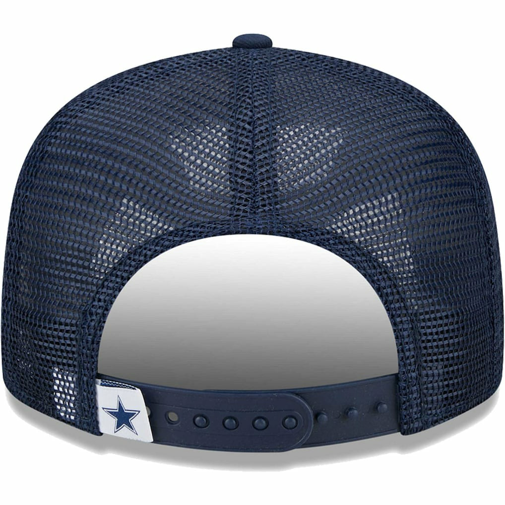 Dallas Cowboys New Era Youth Main Trucker 9FIFTY Snapback Hat Navy - NFL