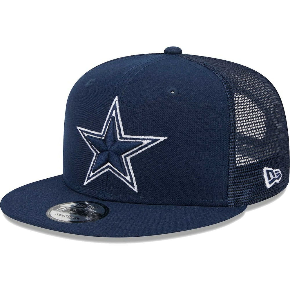 Dallas Cowboys New Era Main Trucker 9FIFTY Snapback Hat Navy - NFL