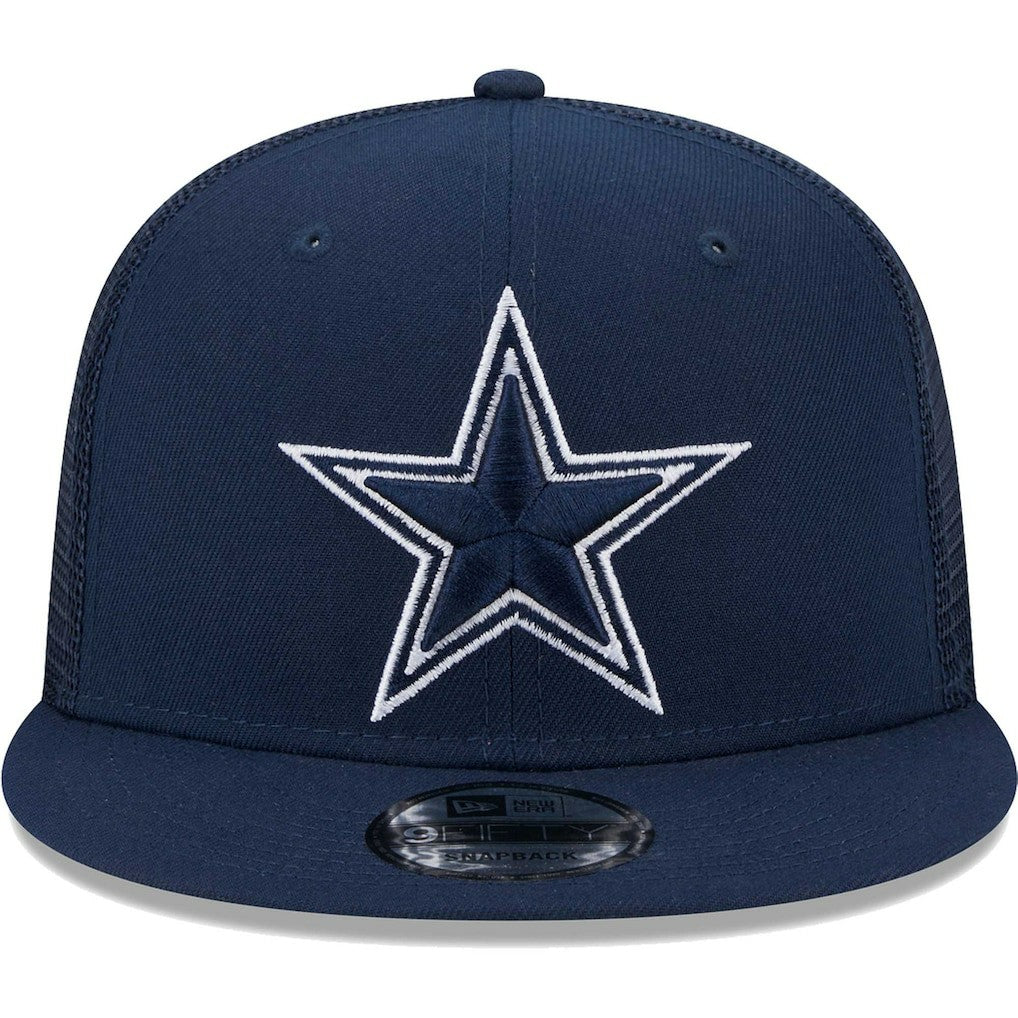 Dallas Cowboys New Era Main Trucker 9FIFTY Snapback Hat Navy - NFL