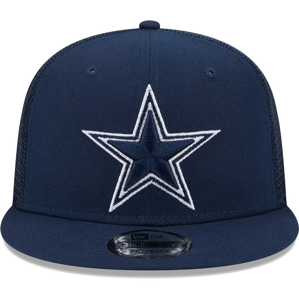 Dallas Cowboys New Era Main Trucker 9FIFTY Snapback Hat Navy - NFL