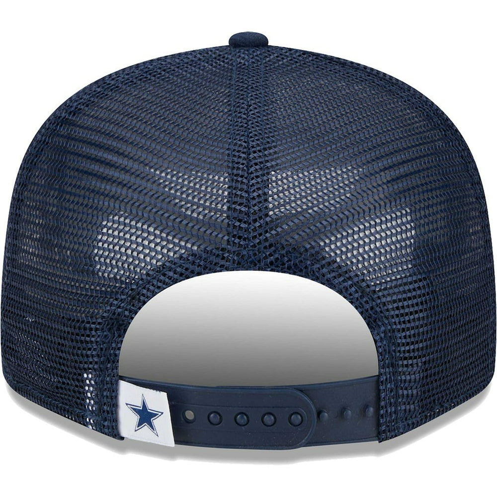 Dallas Cowboys New Era Main Trucker 9FIFTY Snapback Hat Navy - NFL