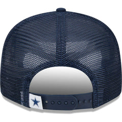 Dallas Cowboys New Era Main Trucker 9FIFTY Snapback Hat Navy - NFL