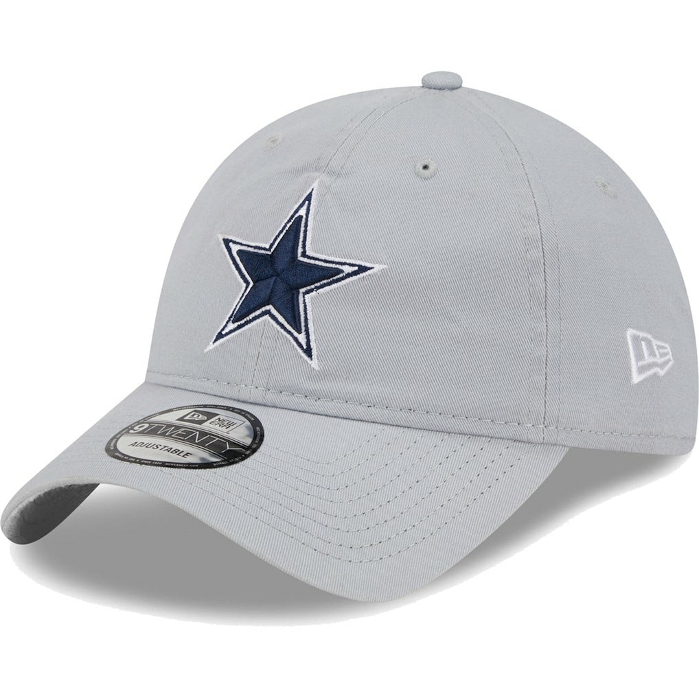 Dallas Cowboys New Era Main Core Classic 2.0 9TWENTY Adjustable Hat Gray - NFL