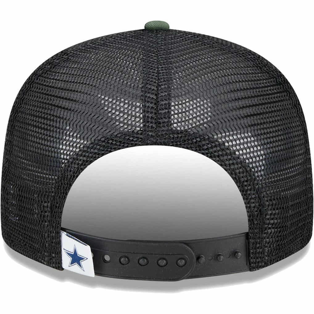 Dallas Cowboys New Era Youth Main Trucker 9FIFTY Snapback Hat Camo - NFL