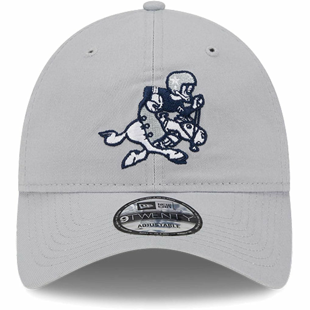 Dallas Cowboys New Era Retro Main Core Classic 2.0 9TWENTY Adjustable Hat Gray - NFL