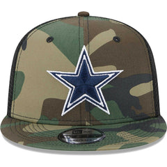 Dallas Cowboys New Era Main Trucker 9FIFTY Snapback Hat Camo - NFL