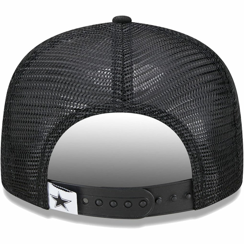 Dallas Cowboys New Era Youth Main B-Dub 9FIFTY Trucker Adjustable Hat Black - NFL