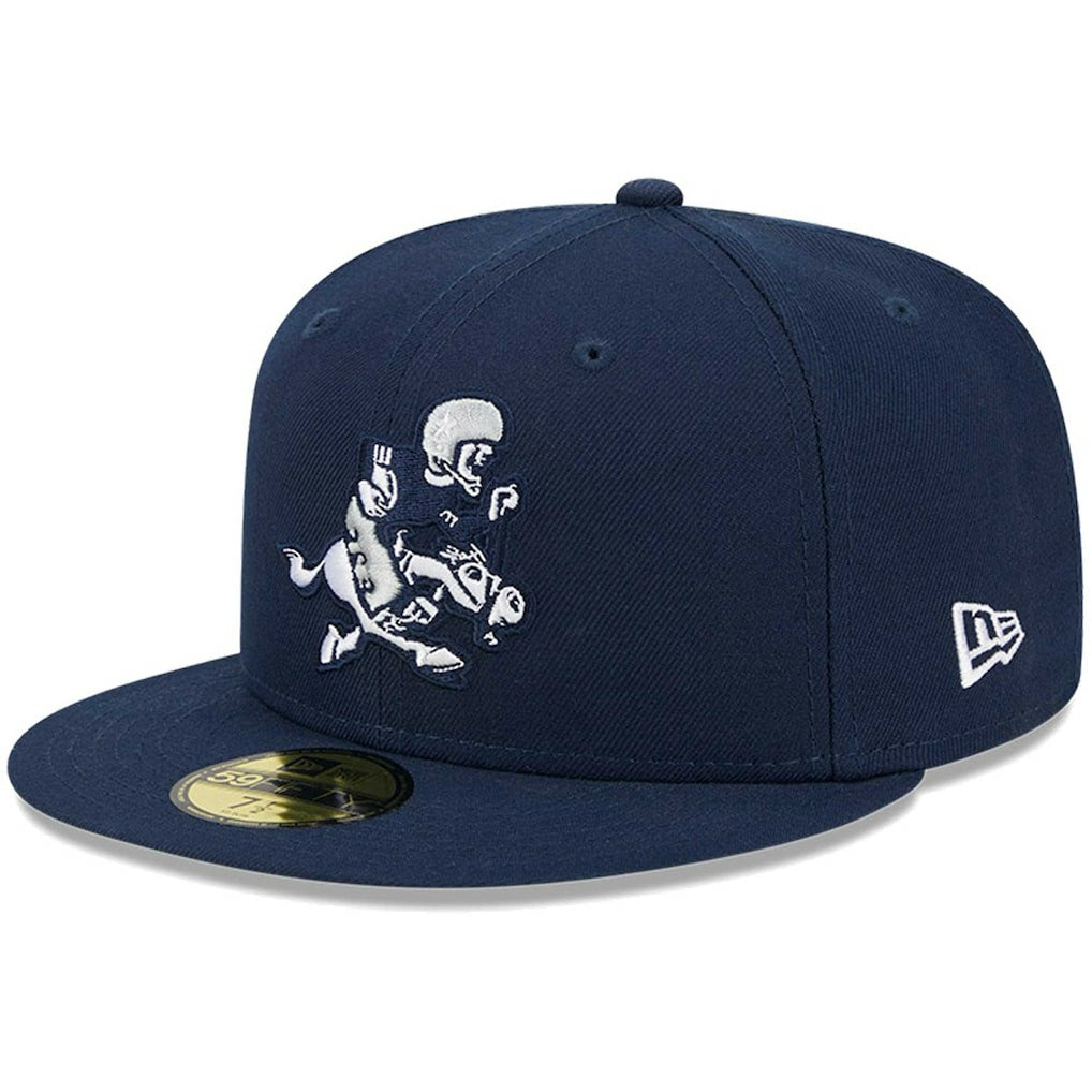 Dallas Cowboys New Era Retro Joe Main 59FIFTY Fitted Hat Navy - NFL