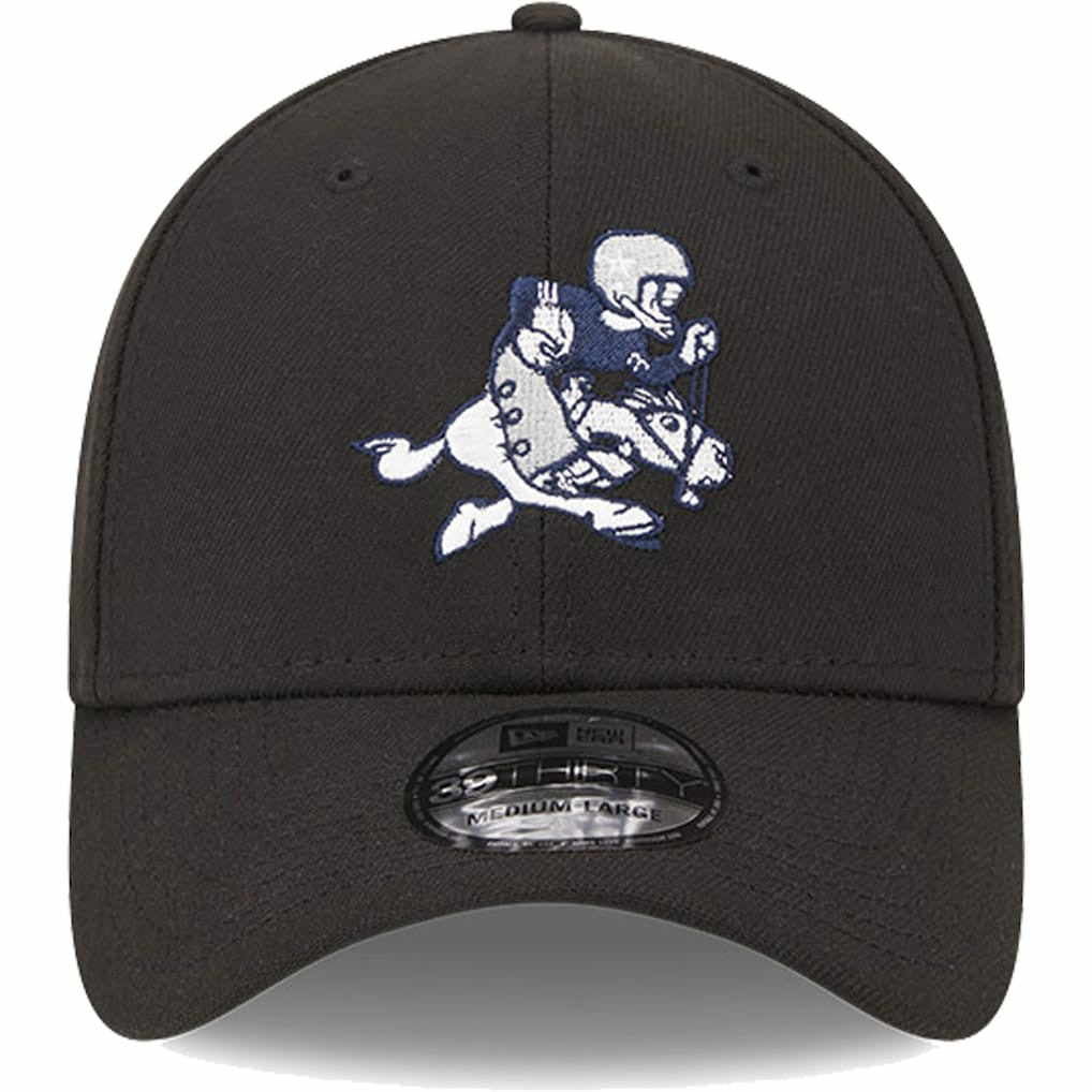 Dallas Cowboys New Era Retro Joe Main 39THIRTY Flex Hat Black - NFL