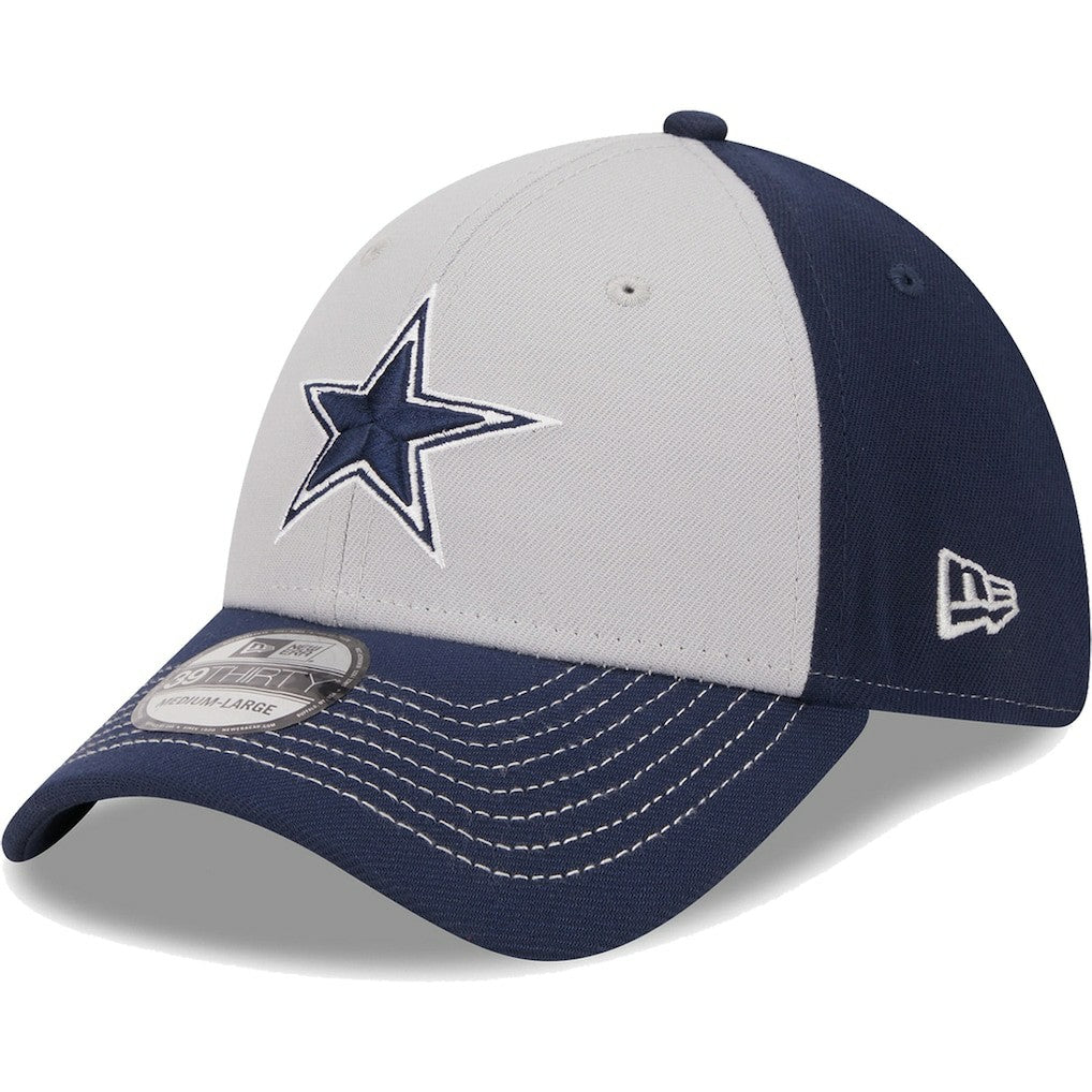 Dallas Cowboys New Era Main 39THIRTY Flex Hat Gray - NFL