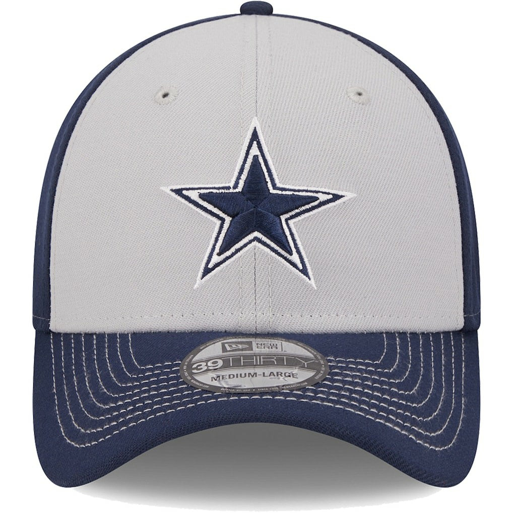Dallas Cowboys New Era Main 39THIRTY Flex Hat Gray - NFL