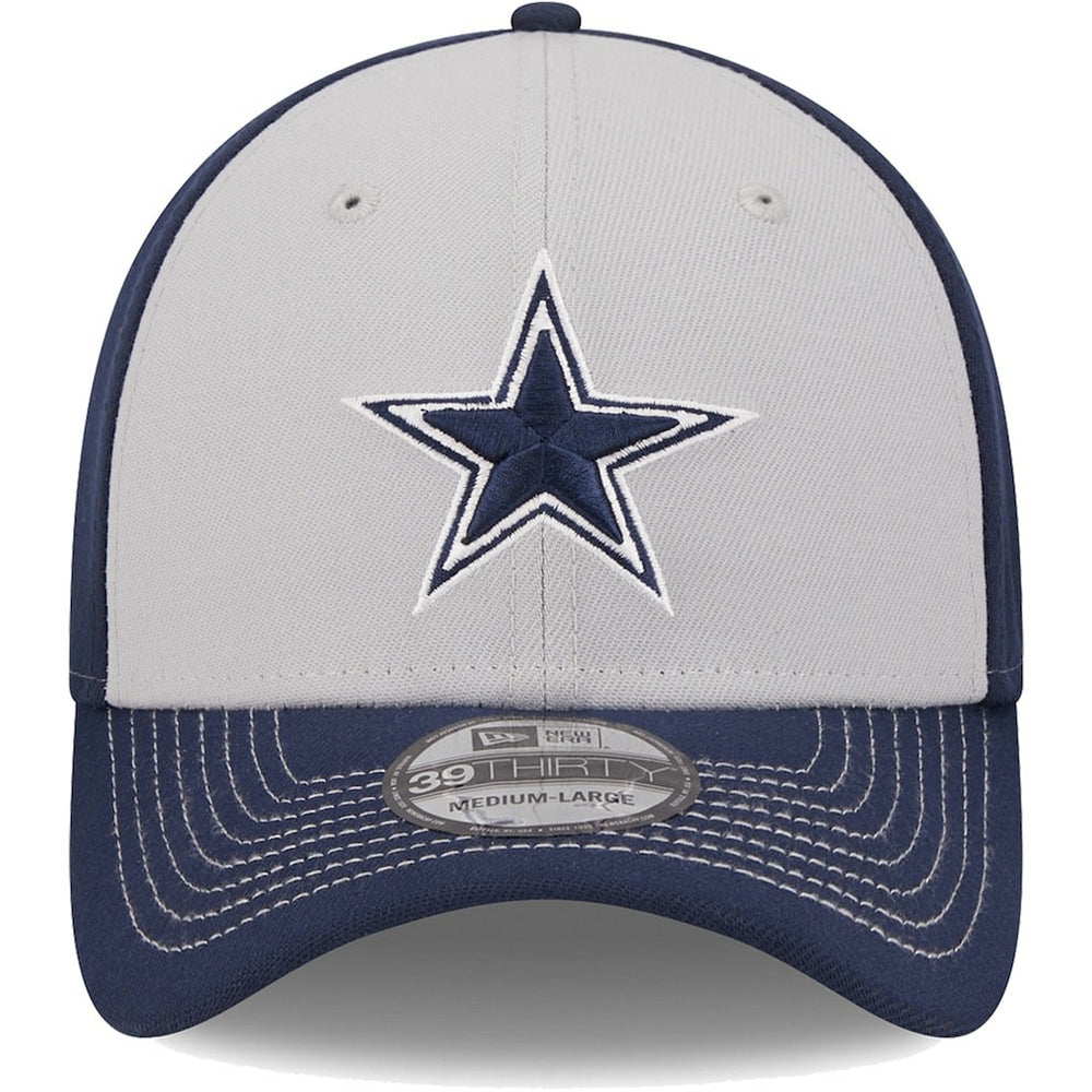 Dallas Cowboys New Era Main 39THIRTY Flex Hat Gray - NFL
