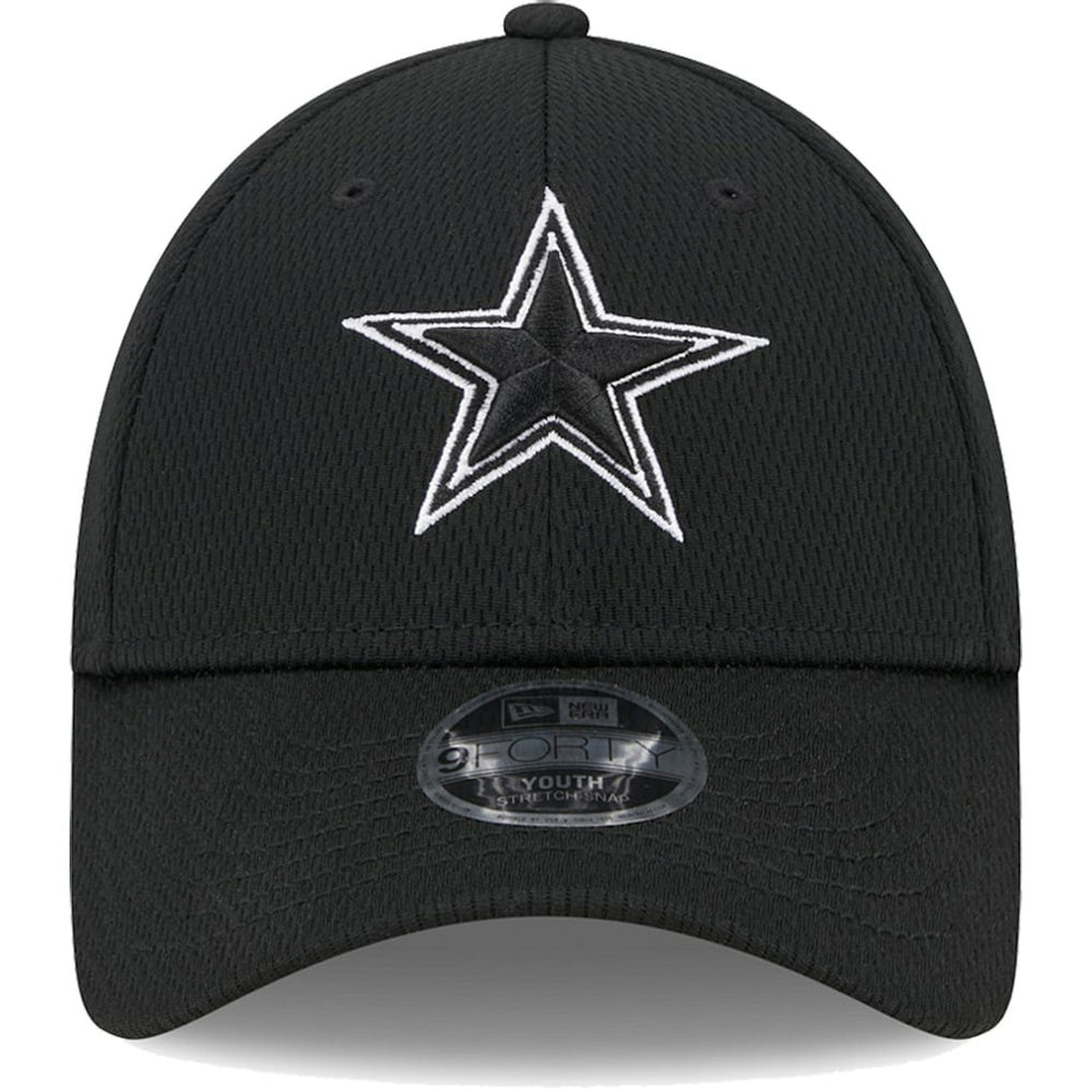 Dallas Cowboys New Era Youth Main B-Dub 9FORTY Adjustable Hat Black - NFL