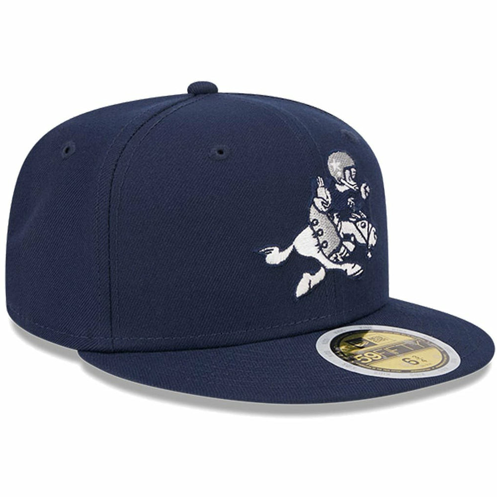 Dallas Cowboys New Era Youth 1966-69 Gridiron Classics Retro Joe Throwback Logo Main 59FIFTY Fitted Hat Navy - NFL