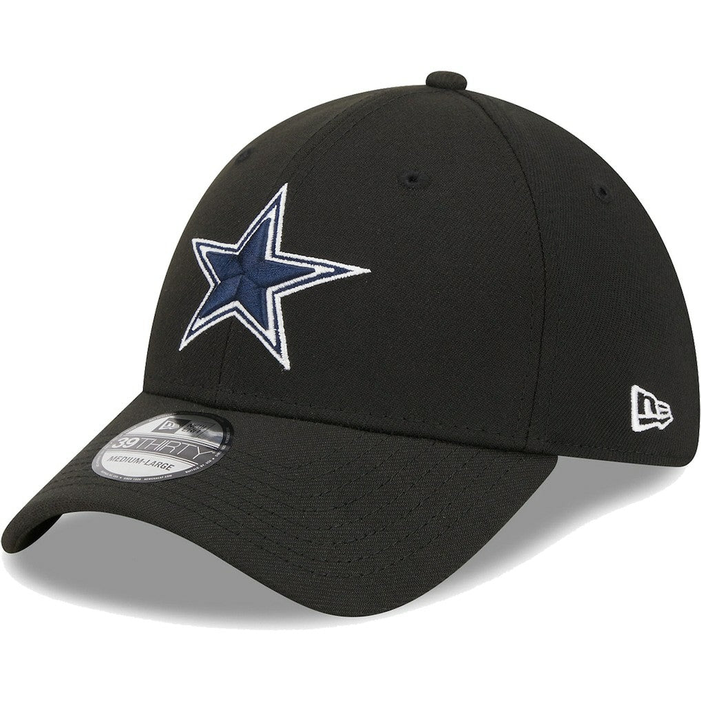 Dallas Cowboys New Era Main 39THIRTY Flex Hat Black - NFL