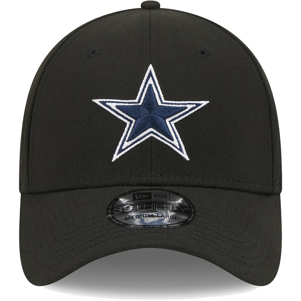 Dallas Cowboys New Era Main 39THIRTY Flex Hat Black - NFL