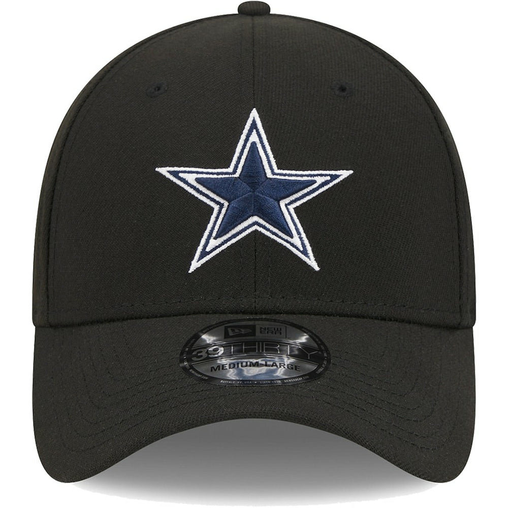 Dallas Cowboys New Era Main 39THIRTY Flex Hat Black - NFL