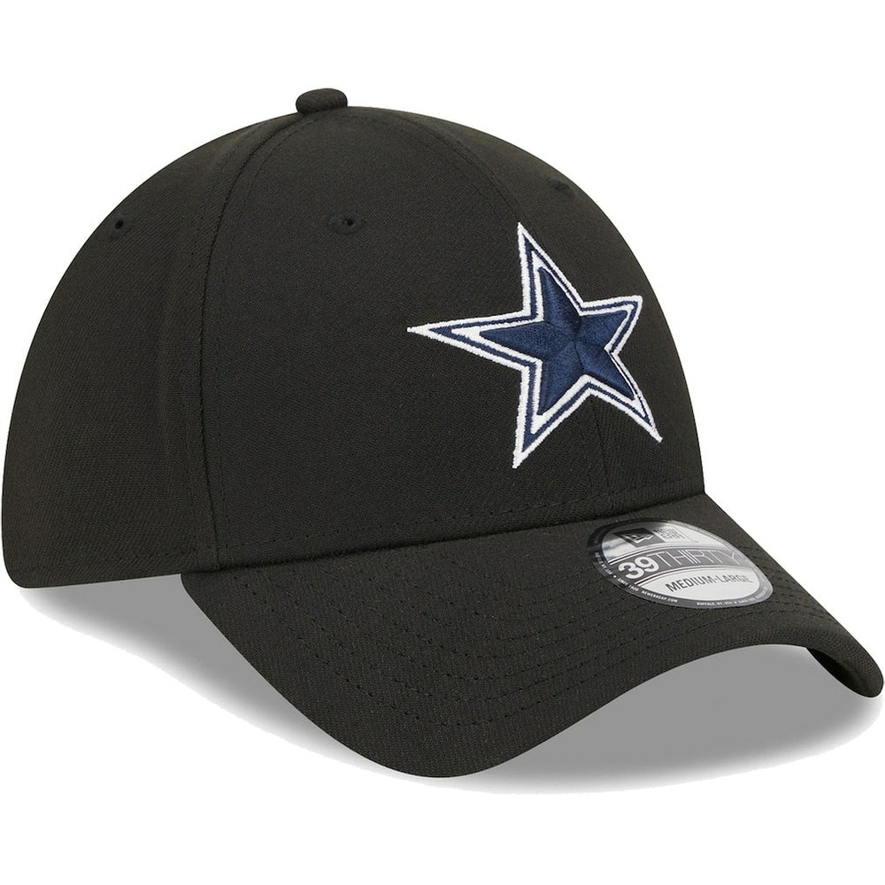 Dallas Cowboys New Era Main 39THIRTY Flex Hat Black - NFL