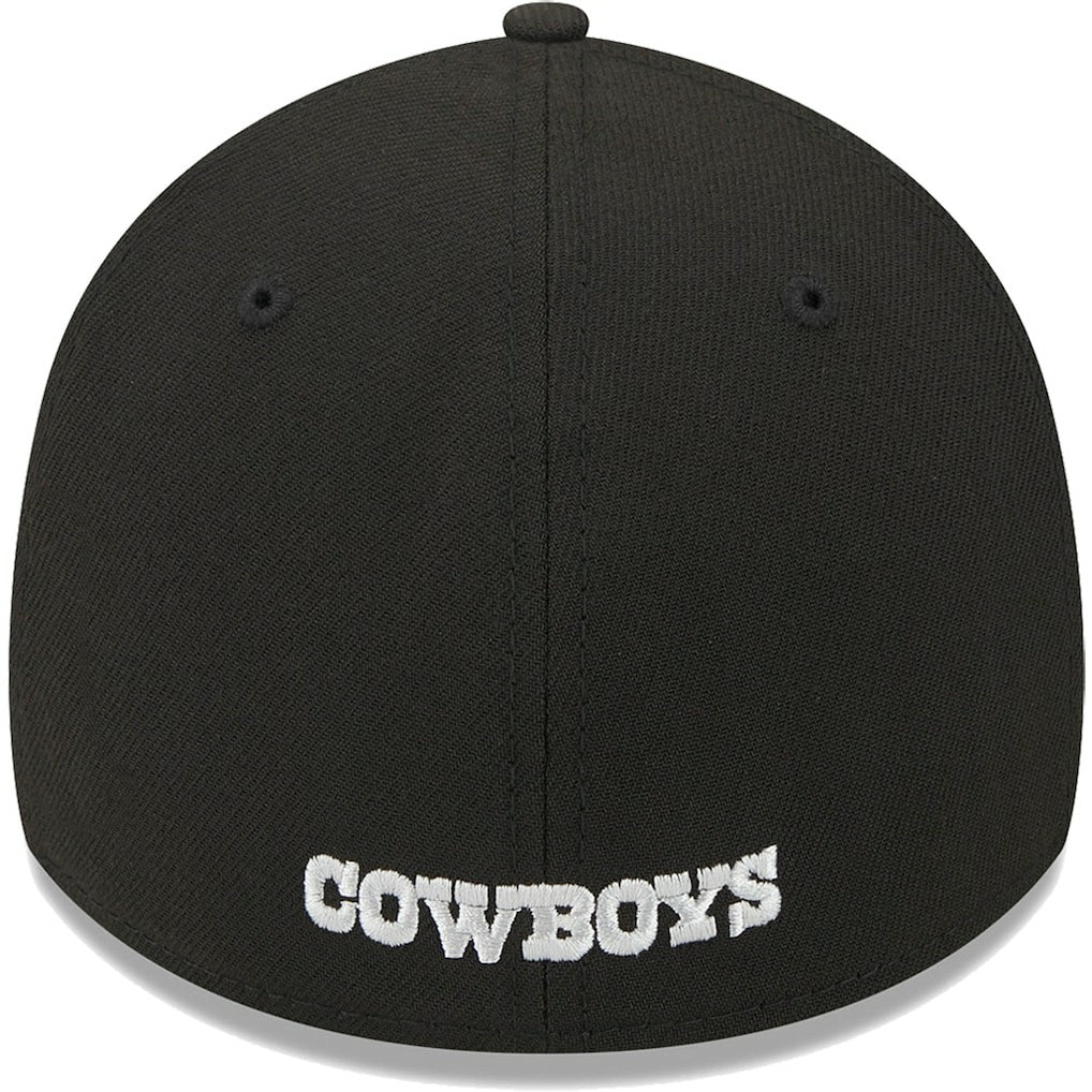 Dallas Cowboys New Era Main 39THIRTY Flex Hat Black - NFL
