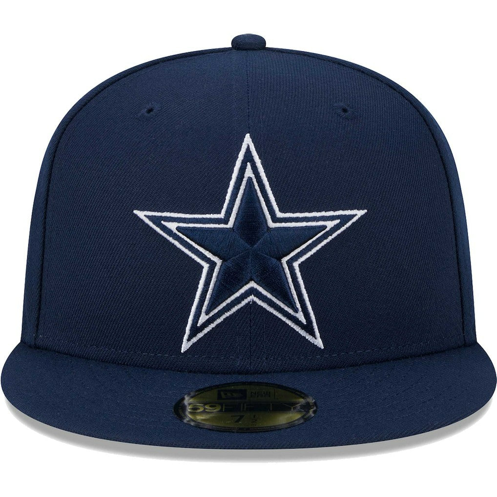 Dallas Cowboys New Era Main Patch 59FIFTY Fitted Hat Navy - NFL