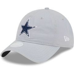 Dallas Cowboys New Era Women's Main Core Classic 2.0 9TWENTY Adjustable Hat Gray - NFL