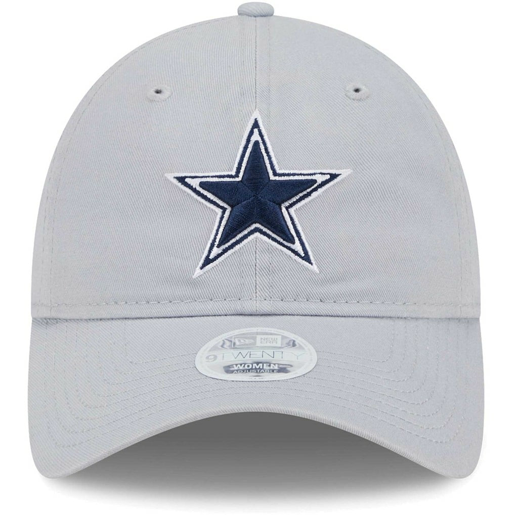 Dallas Cowboys New Era Women's Main Core Classic 2.0 9TWENTY Adjustable Hat Gray - NFL