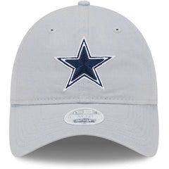 Dallas Cowboys New Era Women's Main Core Classic 2.0 9TWENTY Adjustable Hat Gray - NFL