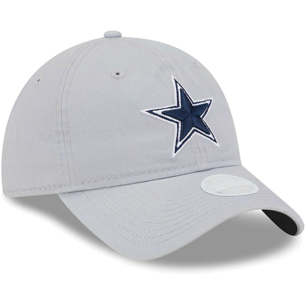 Dallas Cowboys New Era Women's Main Core Classic 2.0 9TWENTY Adjustable Hat Gray - NFL
