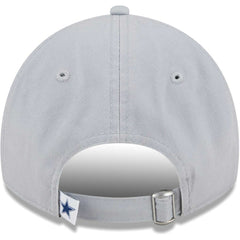 Dallas Cowboys New Era Women's Main Core Classic 2.0 9TWENTY Adjustable Hat Gray - NFL